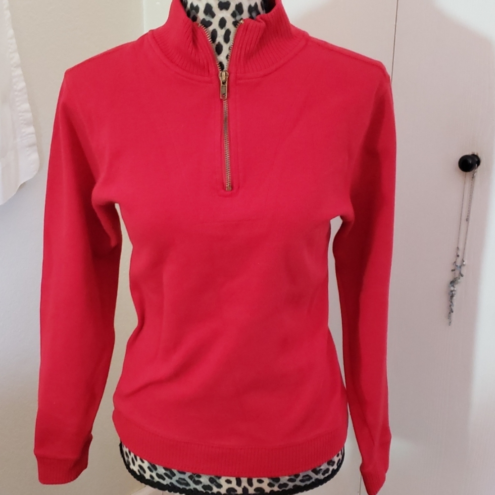 "Carolyn Taylor" Size L Red Sweater..